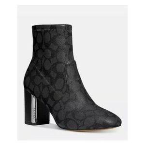 COACH Women's Margot ankle Bootie Charcoal